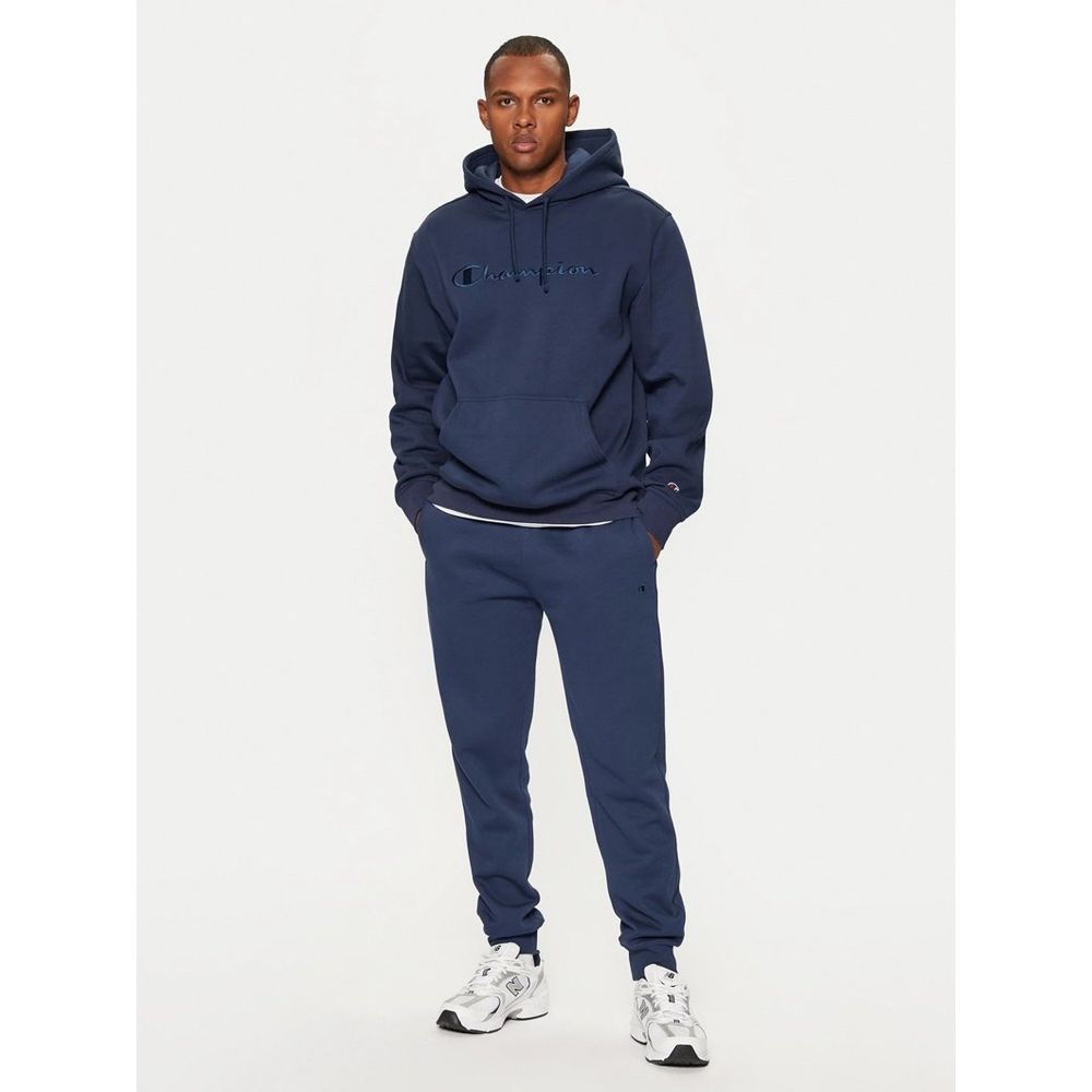 Blue Cotton Joggers (Workout Pants)