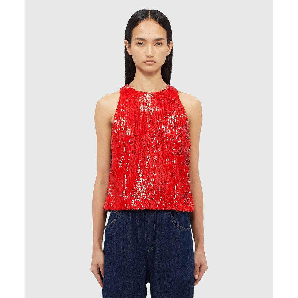 Multicolor Polyester Tank Tops