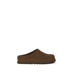 Brown Calf Leather Bos Taurus Clogs