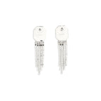 Silver Brass Earrings