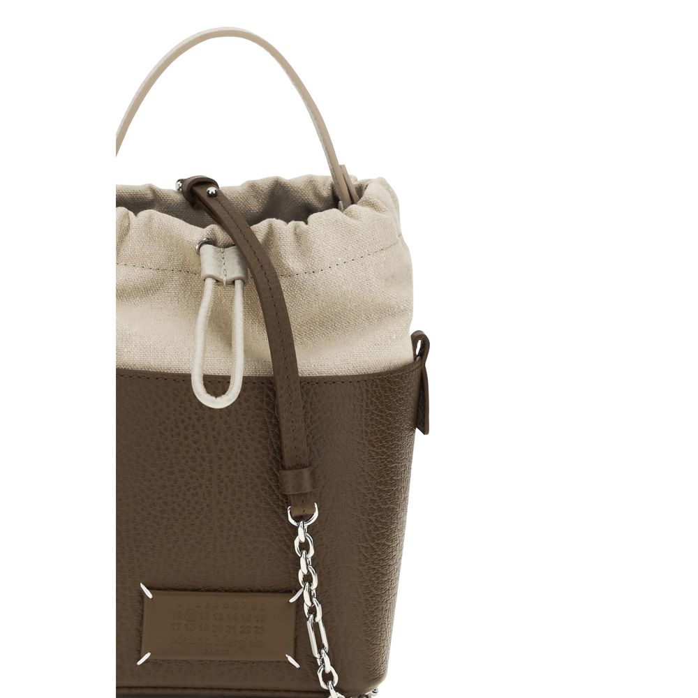 Brown Calf Leather Bos Taurus Backet Bag