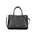 Nero Poliuretano Women's Bag with Adjustable Shoulder Strap