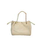 Beige Polyurethane Women's Bag