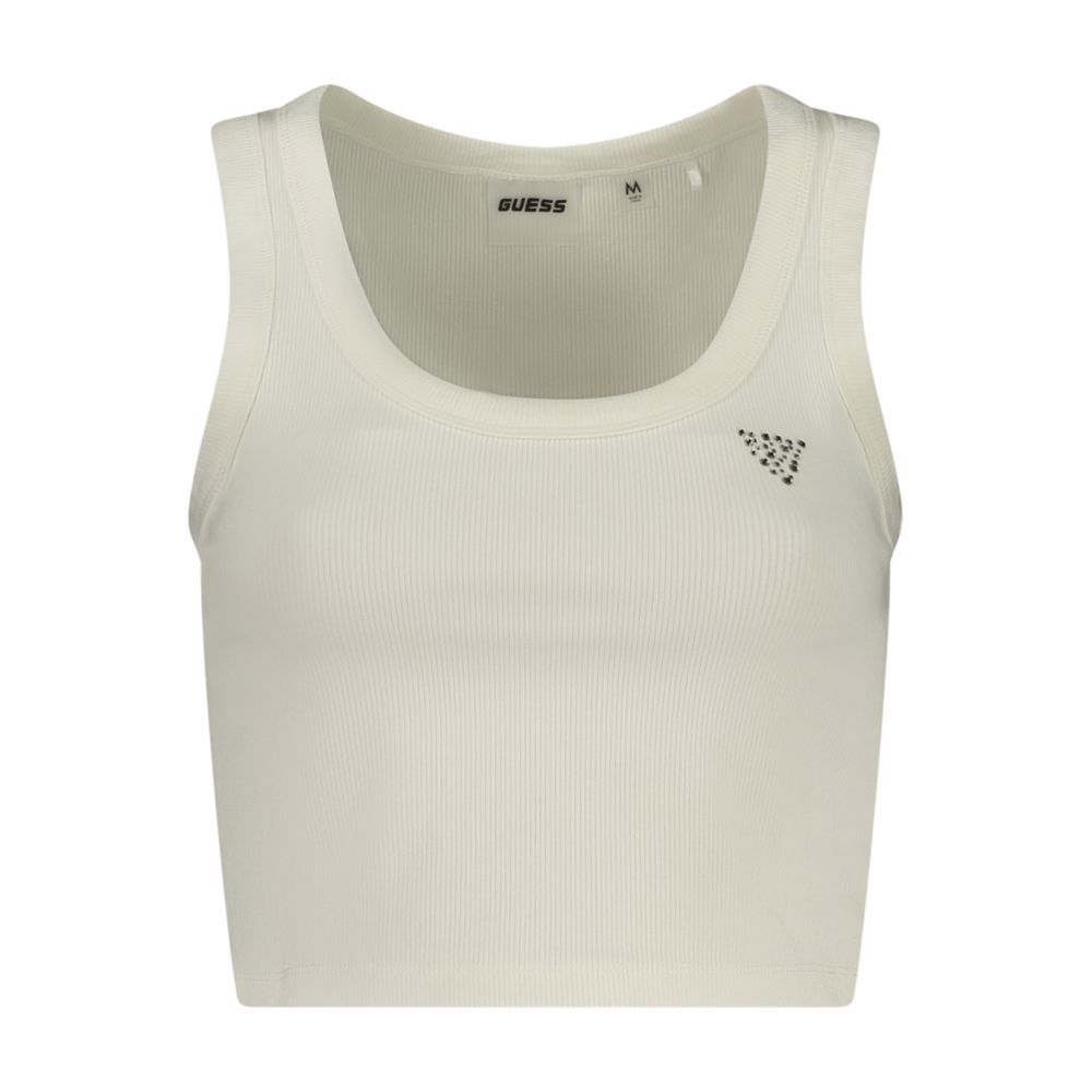 White Viscose Women's Top