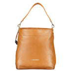 Brown Polyurethane Women's Bag