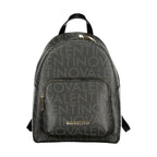Black Polyurethane Womens Backpack