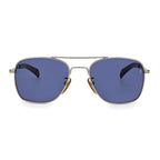Gray Metal Sunglasses