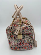 FENDI FF Canvas Fiori Handbag
