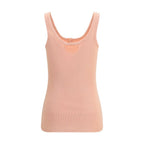 Multicolor Cotton Sleeveles T-Shirt