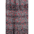 Purple Cotton Long Skirt