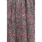 Purple Cotton Casual Dress