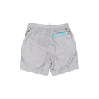 Gray Polyester Swim Shorts