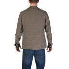 Green Linen Blazer