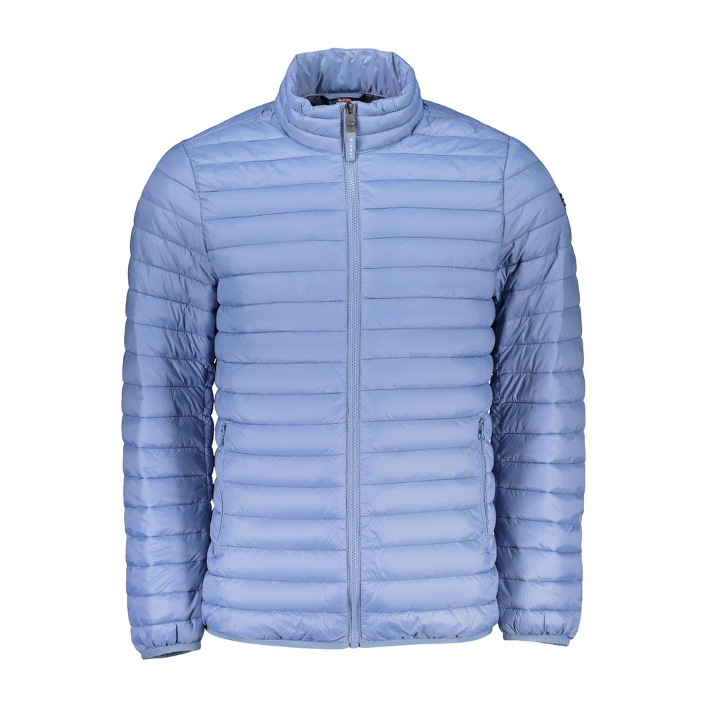 Blue Polyamide Men's Jacket