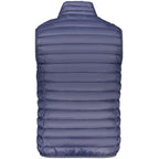 Blue Polyester Men's Jacket