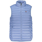 Blue Polyester Men's Jacket