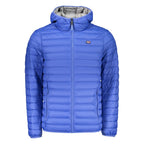 Blue Polyamide Men's Jacket