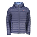 Blue Polyamide Men's Jacket