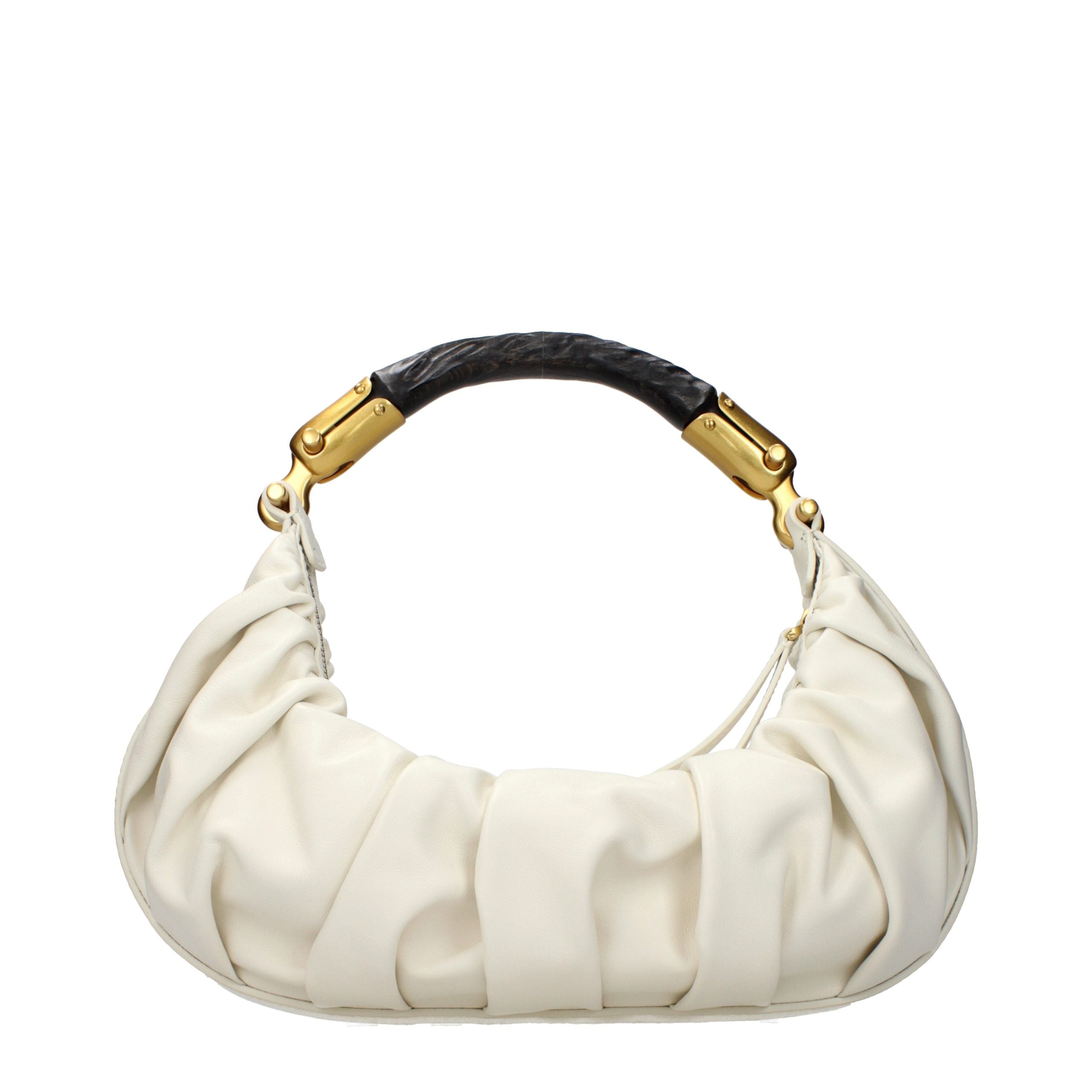 Beige Leather Handbag