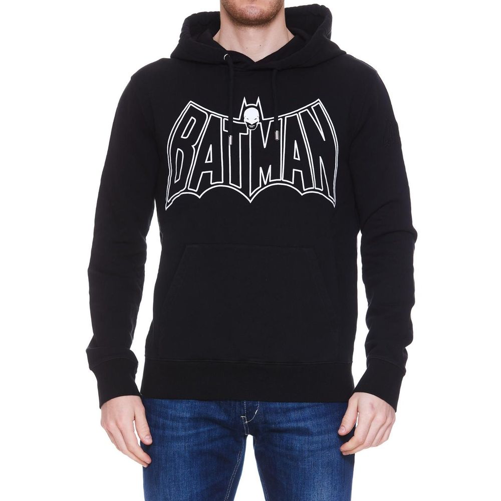 Black Cotton Sweatshirt