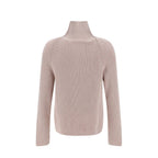 Multicolor Cotton Turtleneck