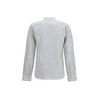Blue Cotton Pattern Shirt