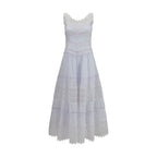 White Cotton Casual Dress