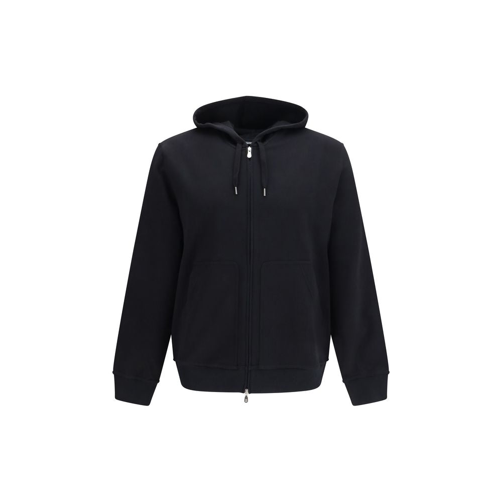 Black Cotton Sweatshirt