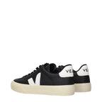 Black Leather Low Top Sneakers