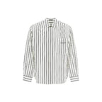 White Cotton Pattern Shirt