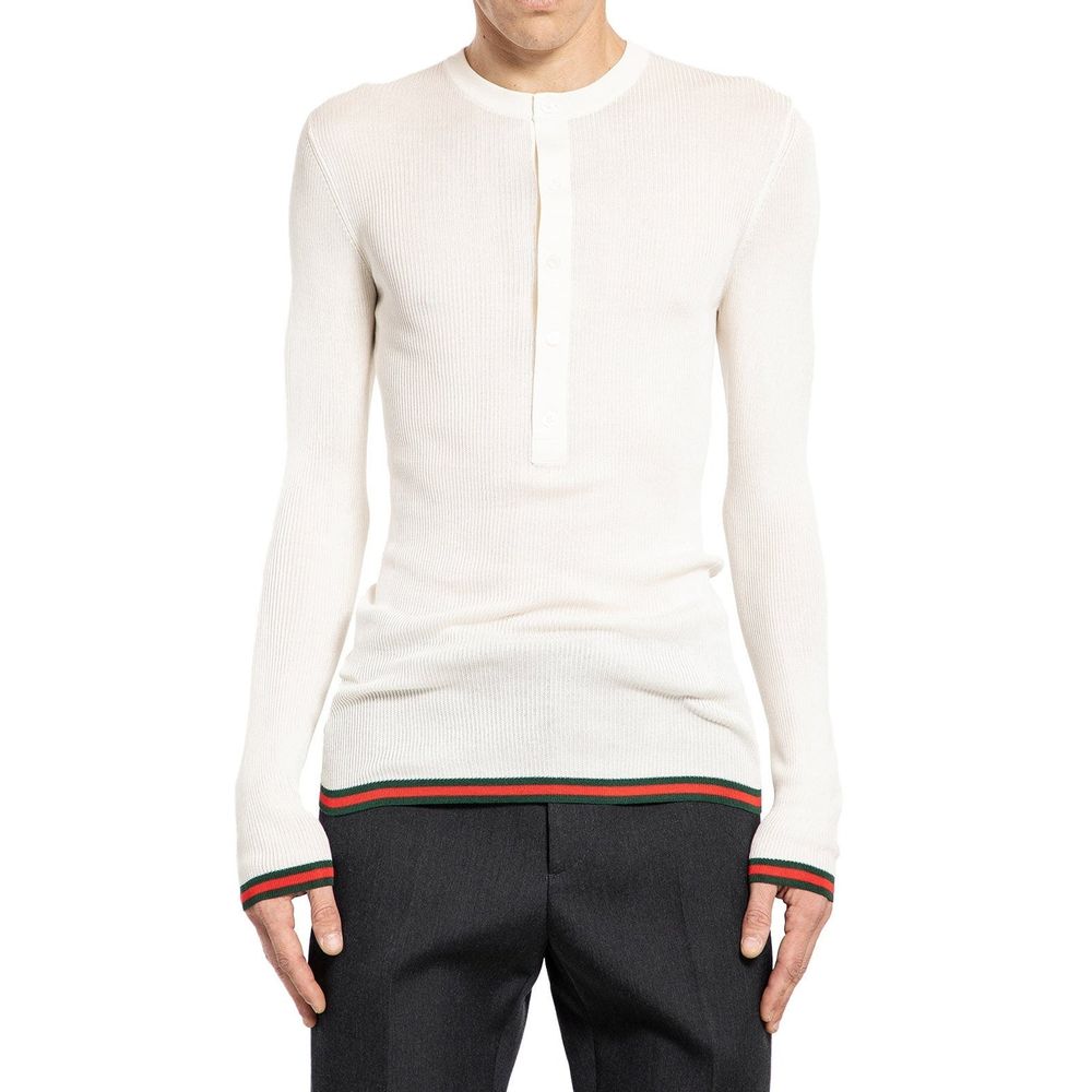 White Silk T-Shirt