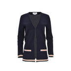 Blue Cotton Cardigan
