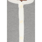 Gray Wool Cardigan