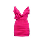 Multicolor Elastane Casual Dress