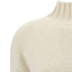 White Silk Sweatshirt