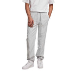Gray Polyester Athletic Pants