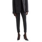 Gray Elastane Pants