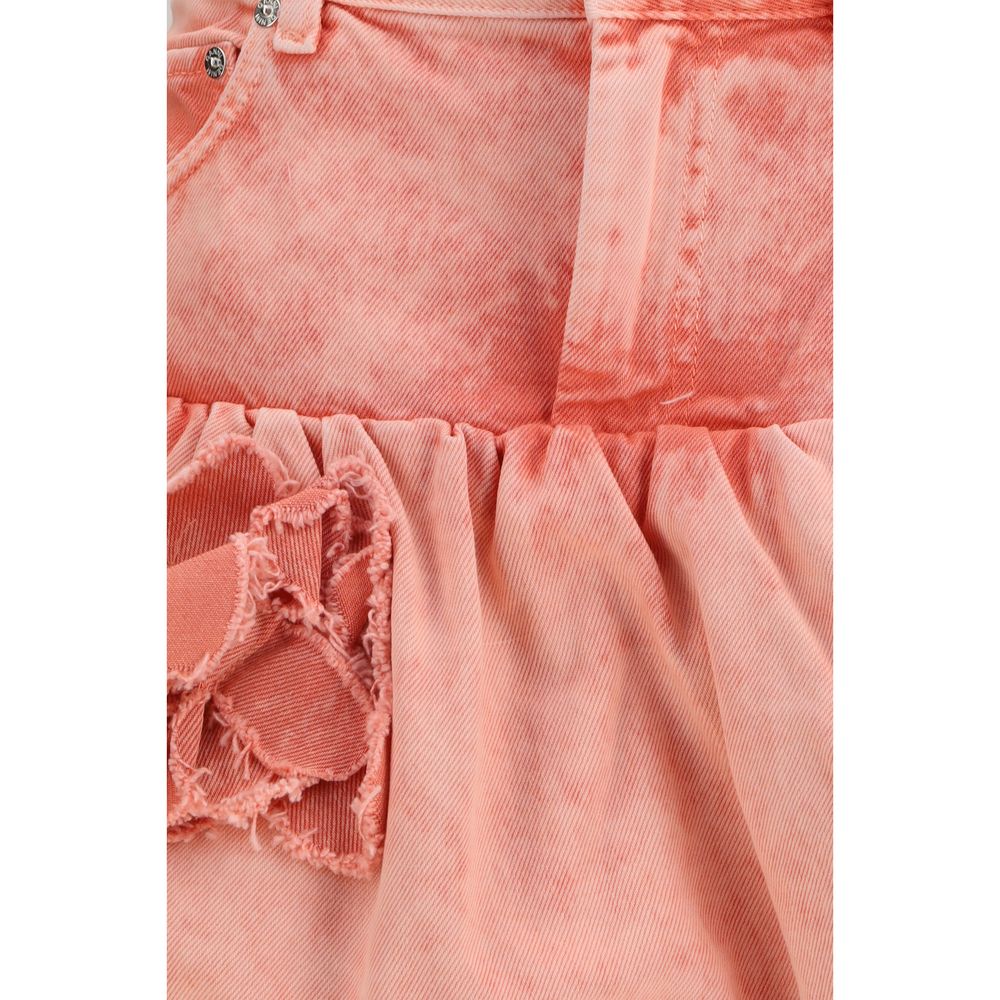 Multicolor Cotton Mini Skirt