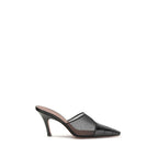 Black Calf Leather Bos Taurus Mules