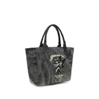 Gray Recycled Cotton Shoulder Bag
