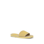Beige Lamb Ovis Aries Aries Flat Sandals