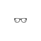 Black Acetate Glasses (Frames)