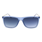 Blue Stainless Steel Sunglasses