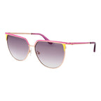 Rose Gold Metal Sunglasses