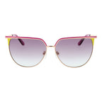 Rose Gold Metal Sunglasses