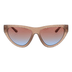 Beige Plastic Sunglasses