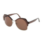 Brown Metal Sunglasses