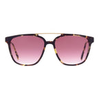 Brown Metal Sunglasses