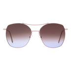 Brown Metal Sunglasses