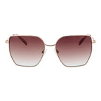 Rose Gold Metal Sunglasses